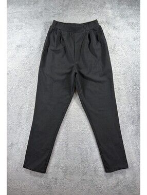 ASOS DESIGN Women's Black High Waisted Tailored Pull Up Trousers Pants Petite